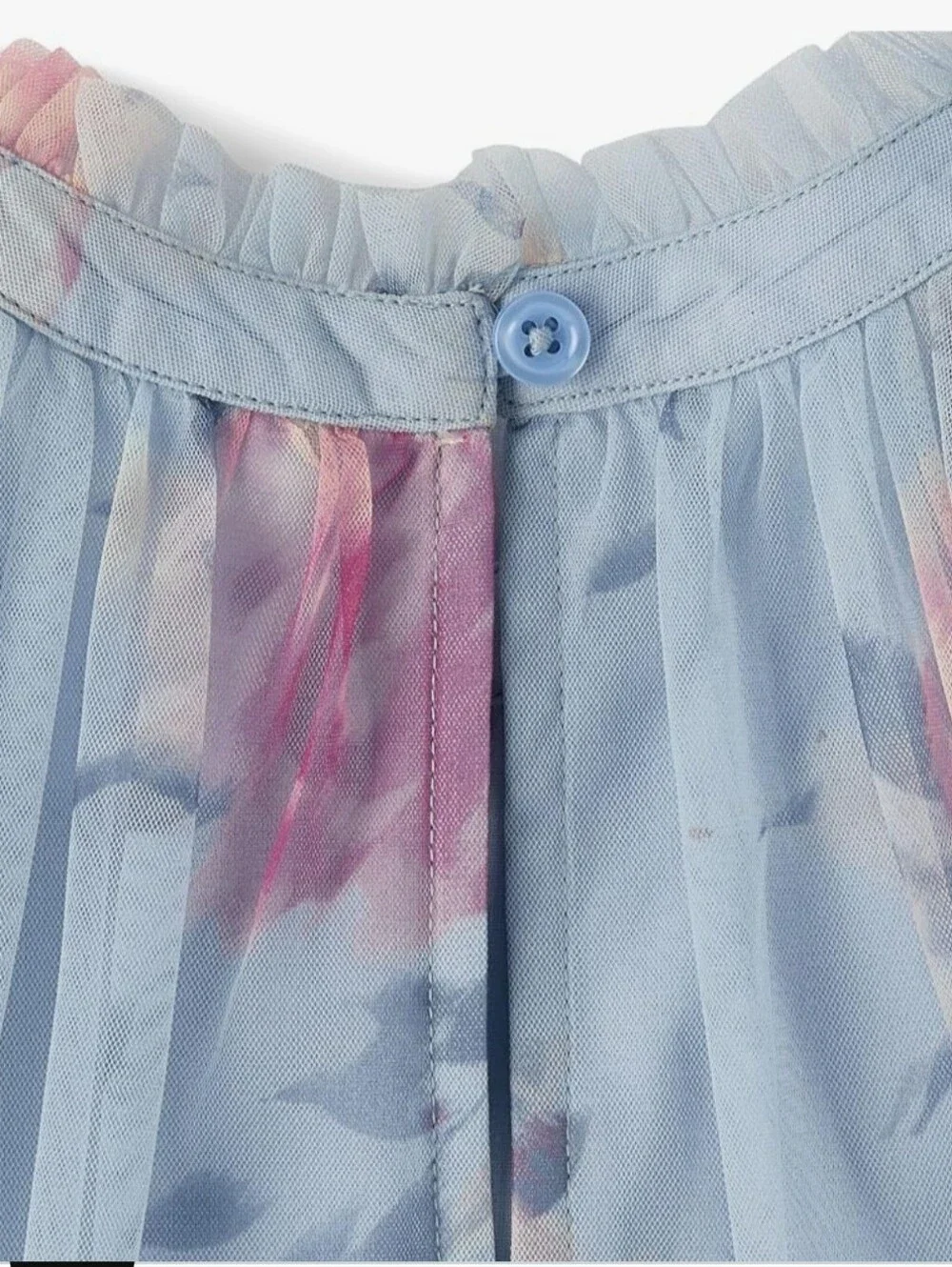 Gymboree Blue Floral Ruffle Dress for Girls